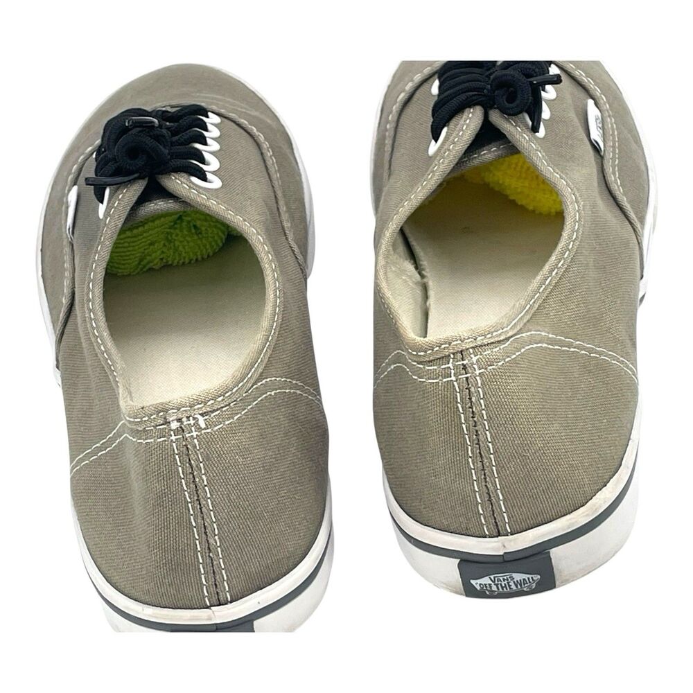 Vans Authentic Olive Green Canvas Shoes Men’s 5.5 Women’s 7 - Picture 4 of 7